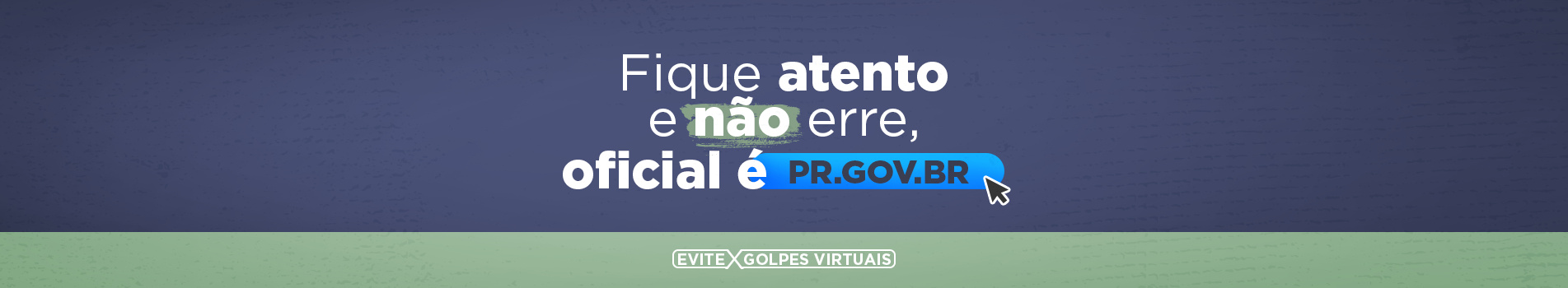 Domínio oficial do Estado "pr.gov.br".